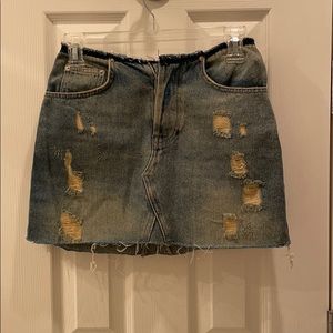 Denim skirt